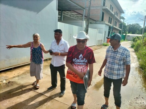 ทน.แม่สอด ลงพื้นที่สำรวจเส้นทางน้ำเตรียมความพร้อมรับมือน้ำท่วมขัง ในเขตพื้นที่เทศบาลนครแม่สอด