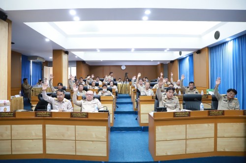 สภาเทศบาลนครแม่สอด จัดประชุมสภาเทศบาลนครแม่สอด สมัยประชุมสามัญ สมัยที่ 3 ครั้งที่ 1 ประจำปี 2568 