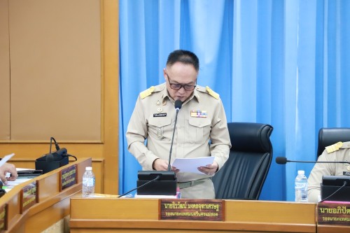 สภาเทศบาลนครแม่สอด จัดประชุมสภาเทศบาลนครแม่สอด สมัยประชุมสามัญ สมัยที่ 3 ครั้งที่ 1 ประจำปี 2568 