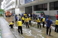 เทศบาลนครแม่สอด จัด big cleaning day ป้องกันและควบคุมโรคมือ เท้า ปาก 