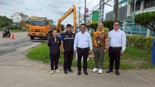 ทน.แม่สอด ลงพื้นที่ติดตามความคืบหน้างานขุดลอกคลองสาธารณะ เพื่อแก้ไขปัญหาน้ำท่วมขังในเขตเทศบาลนครแม่สอด ร่วมกับองค์การบริหารส่วนจังหวัดตาก 