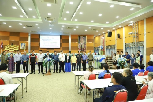 เทศบาลนครแม่สอด จัดโครงการอบรมเพิ่มประสิทธิภาพเครือข่ายองค์กรประสานพลังแผ่นดินเอาชนะยาเสพติด