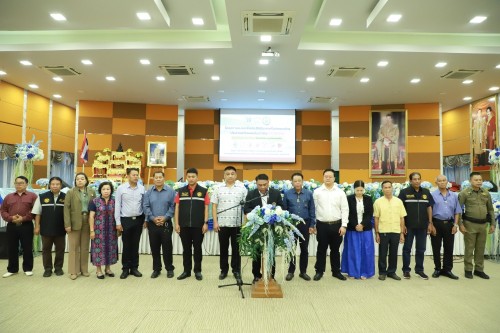 เทศบาลนครแม่สอด จัดโครงการอบรมเพิ่มประสิทธิภาพเครือข่ายองค์กรประสานพลังแผ่นดินเอาชนะยาเสพติด