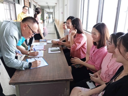เทศบาลนครแม่สอด เข้าร่วมการประชุมจัดกิจกรรม \"เมืองตากสัมพันธ์ 2568\"