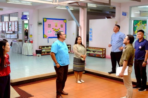 เทศบาลนครแม่สอด ลงพื้นที่ตรวจสอบอาคารและระบบสาธารณูปโภค สถานศึกษา ในสังกัดเทศบาลนครแม่สอด
