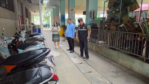 เทศบาลนครแม่สอด ลงพื้นที่ตรวจสอบอาคารและระบบสาธารณูปโภค สถานศึกษา ในสังกัดเทศบาลนครแม่สอด