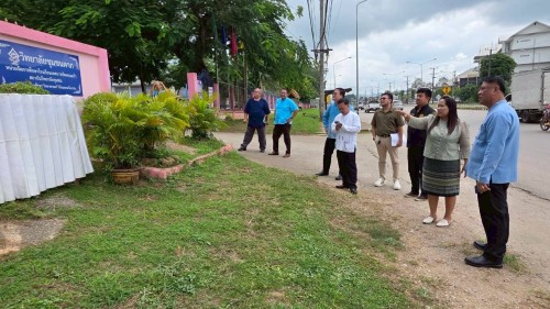 เทศบาลนครแม่สอด ลงพื้นที่ตรวจสอบอาคารและระบบสาธารณูปโภค สถานศึกษา ในสังกัดเทศบาลนครแม่สอด
