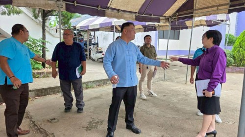 เทศบาลนครแม่สอด ลงพื้นที่ตรวจสอบอาคารและระบบสาธารณูปโภค สถานศึกษา ในสังกัดเทศบาลนครแม่สอด