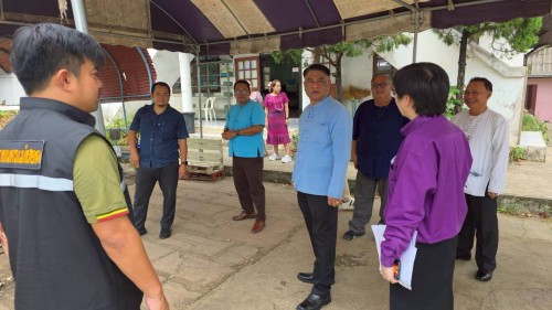 เทศบาลนครแม่สอด ลงพื้นที่ตรวจสอบอาคารและระบบสาธารณูปโภค สถานศึกษา ในสังกัดเทศบาลนครแม่สอด