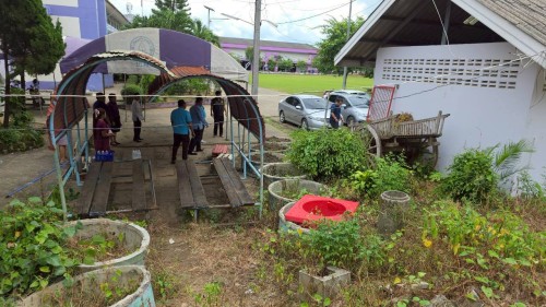 เทศบาลนครแม่สอด ลงพื้นที่ตรวจสอบอาคารและระบบสาธารณูปโภค สถานศึกษา ในสังกัดเทศบาลนครแม่สอด