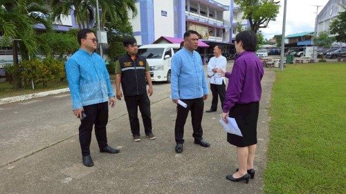 เทศบาลนครแม่สอด ลงพื้นที่ตรวจสอบอาคารและระบบสาธารณูปโภค สถานศึกษา ในสังกัดเทศบาลนครแม่สอด