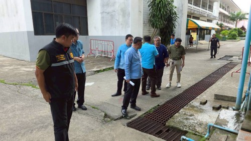 เทศบาลนครแม่สอด ลงพื้นที่ตรวจสอบอาคารและระบบสาธารณูปโภค สถานศึกษา ในสังกัดเทศบาลนครแม่สอด