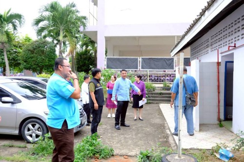 เทศบาลนครแม่สอด ลงพื้นที่ตรวจสอบอาคารและระบบสาธารณูปโภค สถานศึกษา ในสังกัดเทศบาลนครแม่สอด