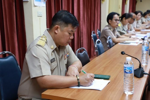 เทศบาลนครแม่สอด จัดประชุมหัวหน้าส่วนราชการ ประจำเดือนสิงหาคม พ.ศ.2568