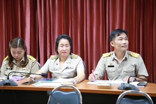 เทศบาลนครแม่สอด จัดประชุมหัวหน้าส่วนราชการ ประจำเดือนสิงหาคม พ.ศ.2568