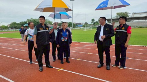 ทน.แม่สอด ให้การต้อนรับ พล.ต.ต.สุรพงษ์ อาริยะมงคล อุปนายกอาวุโสและเลขาธิการ สมาคมกีฬากรีฑาแห่งประเทศไทยในพระบรมราชูปถัมภ์ พร้อมคณะฯ และร่วมลงพื้นที่ตรวจเยี่ยมโรงเรียนกีฬาเทศบาลนครแม่สอด 