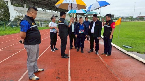 ทน.แม่สอด ให้การต้อนรับ พล.ต.ต.สุรพงษ์ อาริยะมงคล อุปนายกอาวุโสและเลขาธิการ สมาคมกีฬากรีฑาแห่งประเทศไทยในพระบรมราชูปถัมภ์ พร้อมคณะฯ และร่วมลงพื้นที่ตรวจเยี่ยมโรงเรียนกีฬาเทศบาลนครแม่สอด 