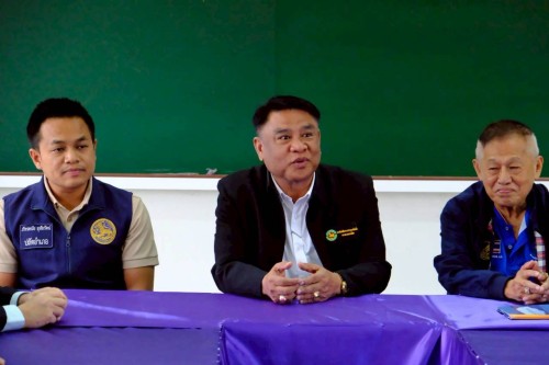 ทน.แม่สอด ให้การต้อนรับ พล.ต.ต.สุรพงษ์ อาริยะมงคล อุปนายกอาวุโสและเลขาธิการ สมาคมกีฬากรีฑาแห่งประเทศไทยในพระบรมราชูปถัมภ์ พร้อมคณะฯ และร่วมลงพื้นที่ตรวจเยี่ยมโรงเรียนกีฬาเทศบาลนครแม่สอด 
