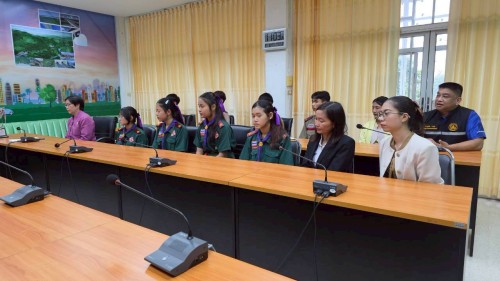 ทน.แม่สอด ร่วมให้การต้อนรับและแสดงความยินดีกับคณะครูและนักเรียนโรงเรียนเทศบาลวัดบุญญาวาส