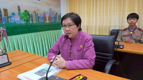 ทน.แม่สอด ร่วมให้การต้อนรับและแสดงความยินดีกับคณะครูและนักเรียนโรงเรียนเทศบาลวัดบุญญาวาส