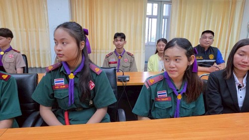 ทน.แม่สอด ร่วมให้การต้อนรับและแสดงความยินดีกับคณะครูและนักเรียนโรงเรียนเทศบาลวัดบุญญาวาส