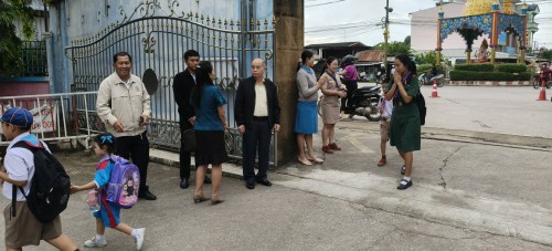 เทศบาลนครแม่สอด ลงพื้นที่ตรวจเยี่ยมโรงเรียนเทศบาลวัดชุมพลคีรี