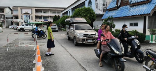 เทศบาลนครแม่สอด ลงพื้นที่ตรวจเยี่ยมโรงเรียนเทศบาลวัดมณีไพรสณฑ์	