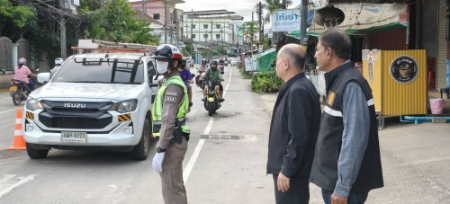 เทศบาลนครแม่สอด ลงพื้นที่ตรวจเยี่ยมโรงเรียนเทศบาลวัดมณีไพรสณฑ์	