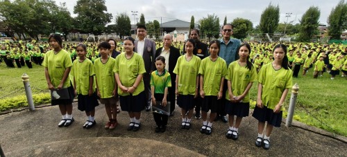 เทศบาลนครแม่สอด ลงพื้นที่ตรวจเยี่ยมโรงเรียนเทศบาลวัดมณีไพรสณฑ์	