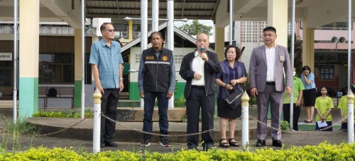 เทศบาลนครแม่สอด ลงพื้นที่ตรวจเยี่ยมโรงเรียนเทศบาลวัดมณีไพรสณฑ์	