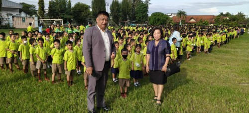 เทศบาลนครแม่สอด ลงพื้นที่ตรวจเยี่ยมโรงเรียนเทศบาลวัดมณีไพรสณฑ์	