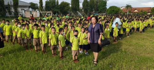 เทศบาลนครแม่สอด ลงพื้นที่ตรวจเยี่ยมโรงเรียนเทศบาลวัดมณีไพรสณฑ์	