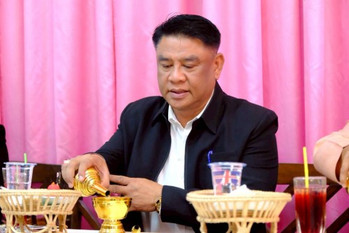 เทศบาลนครแม่สอด ร่วมงานแสดงมุทิตาจิต แด่ผู้เกษียณอายุราชการ (นายเจริญ รวมเขียน)