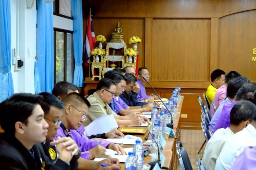 เทศบาลนครแม่สอด ร่วมประชุมหัวหน้าส่วนราชการ หน่วยงานของรัฐ และภาคเอกชน ครั้งที่ 3/2568