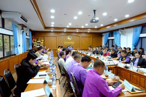 เทศบาลนครแม่สอด ร่วมประชุมหัวหน้าส่วนราชการ หน่วยงานของรัฐ และภาคเอกชน ครั้งที่ 3/2568