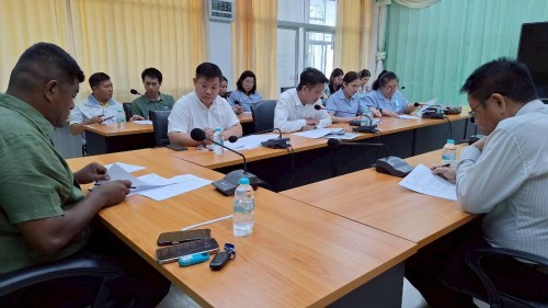 ทน.แม่สอด จัดประชุมคณะกรรมการแผนเงินบำรุงคลินิกชุมชนอบอุ่นเทศบาลนครแม่สอด ประจำปีงบประมาณ 2569 ครั้งที่ 1/2568