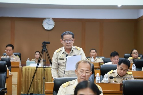 สภาเทศบาลนครแม่สอด จัดประชุมสภาเทศบาลนครแม่สอด สมัยประชุมวิสามัญ สมัยที่ 1 ประจำปี 2568 