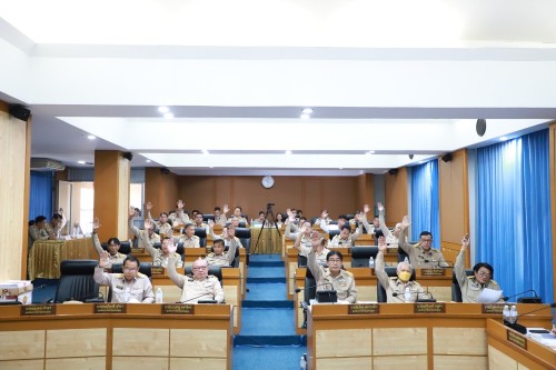 สภาเทศบาลนครแม่สอด จัดประชุมสภาเทศบาลนครแม่สอด สมัยประชุมวิสามัญ สมัยที่ 1 ประจำปี 2568 