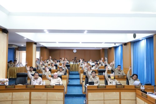 สภาเทศบาลนครแม่สอด จัดประชุมสภาเทศบาลนครแม่สอด สมัยประชุมวิสามัญ สมัยที่ 1 ประจำปี 2568 