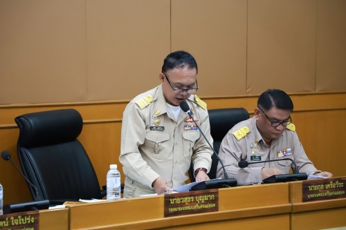 สภาเทศบาลนครแม่สอด จัดประชุมสภาเทศบาลนครแม่สอด สมัยประชุมวิสามัญ สมัยที่ 1 ประจำปี 2568 