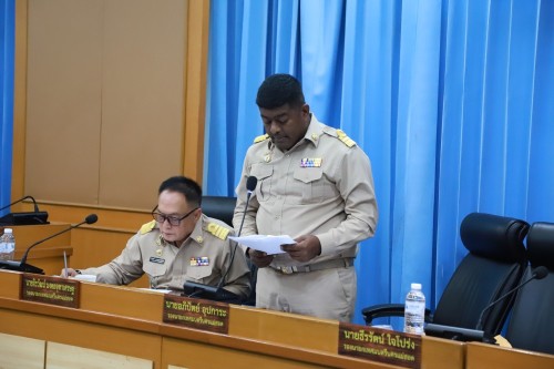 สภาเทศบาลนครแม่สอด จัดประชุมสภาเทศบาลนครแม่สอด สมัยประชุมวิสามัญ สมัยที่ 1 ประจำปี 2568 