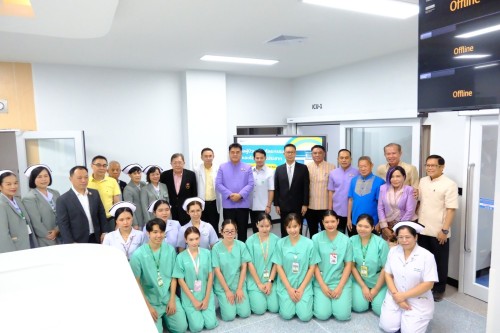 เทศบาลนครแม่สอด ร่วมพิธีเปิดหออภิบาลผู้ป่วยวิกฤตศัลยกรรมและศัลยกรรมประสาท โรงพยาบาลแม่สอด