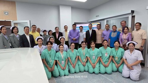 เทศบาลนครแม่สอด ร่วมพิธีเปิดหออภิบาลผู้ป่วยวิกฤตศัลยกรรมและศัลยกรรมประสาท โรงพยาบาลแม่สอด