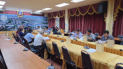ทน.แม่สอด จัดการประชุมคณะกรรมการกองทุนหลักประกันสุขภาพระดับท้องถิ่นเทศบาลนครแม่สอด ครั้งที่ 2 ประจำปีงบประมาณ 2568
