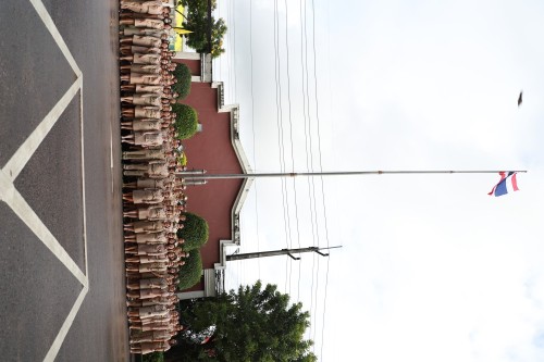 เทศบาลนครแม่สอด จัดกิจกรรมเคารพธงชาติ เนื่องในวันพระราชทานธงชาติไทย