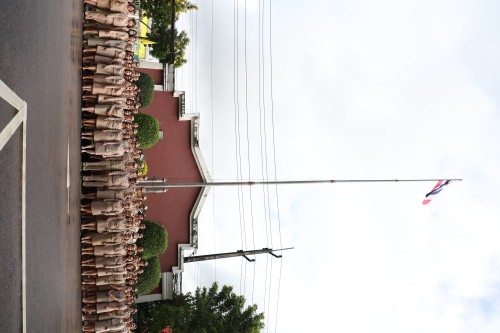 เทศบาลนครแม่สอด จัดกิจกรรมเคารพธงชาติ เนื่องในวันพระราชทานธงชาติไทย