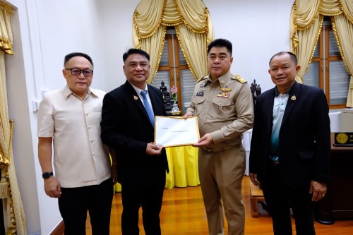 ทน.แม่สอด ยื่นหนังสือติดตามงบประมาณโครงการ ก่อสร้างศาลสมเด็จพระนเรศวรมหาราช	