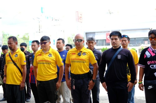 เทศบาลนครแม่สอด มอบนโยบายและตรวจแถวเจ้าหน้าที่ฝ่ายป้องกันและบรรเทาสาธารณภัย