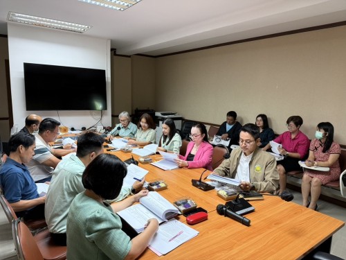 ทน.แม่สอด ประชุมการจัดทำร่างแผนพัฒนาท้องถิ่น (พ.ศ.2566 - 2570) เพิ่มเติม ครั้งที่ 3/2568 และร่างแผนการดำเนินงาน ประจำปีงบประมาณ พ.ศ.2569