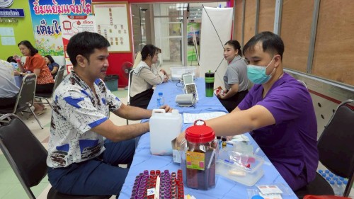 เทศบาลนครแม่สอด ร่วมกับโรงพยาบาลแม่สอด จัดกิจกรรมบริจาคโลหิตเพื่อถวายเป็นพระราชกุศลแด่พระบาทสมเด็จพระบรมชนกาธิเบศร มหาภูมิพลอดุลยเดชมหาราช บรมนาถบพิตร 